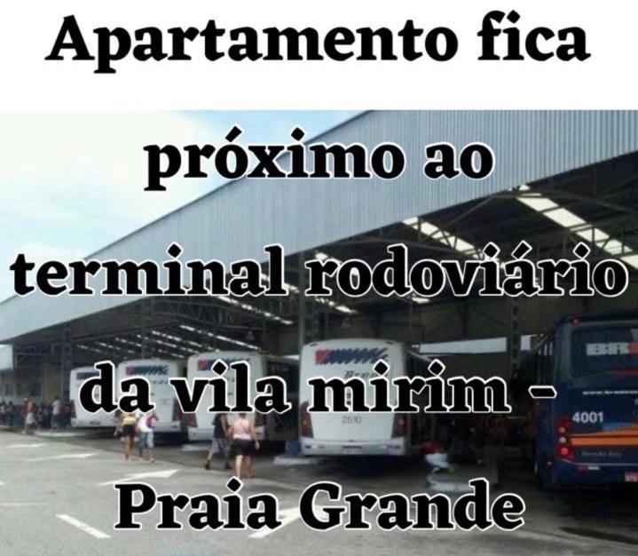 Apto A 50M Da Praia, Com Ar Condicionado, Wifi , Portaria 24H Praia Grande  Bagian luar foto