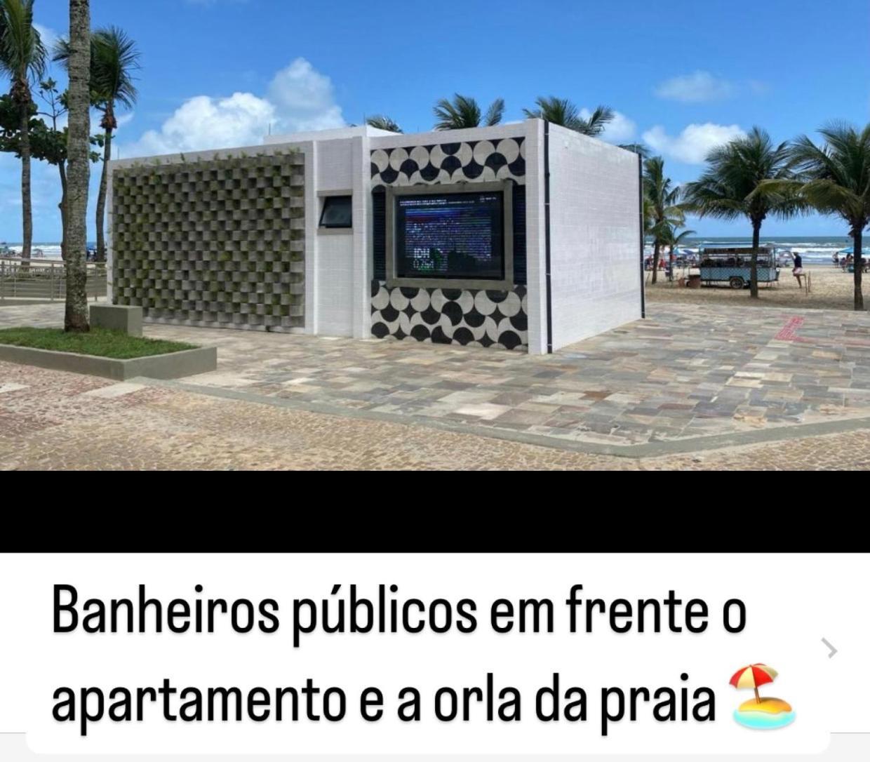 Apto A 50M Da Praia, Com Ar Condicionado, Wifi , Portaria 24H Praia Grande  Bagian luar foto