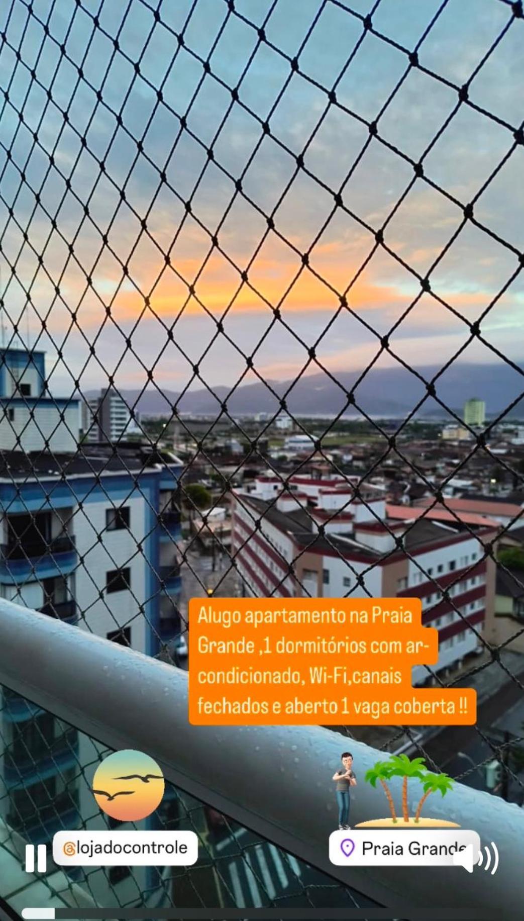 Apto A 50M Da Praia, Com Ar Condicionado, Wifi , Portaria 24H Praia Grande  Bagian luar foto